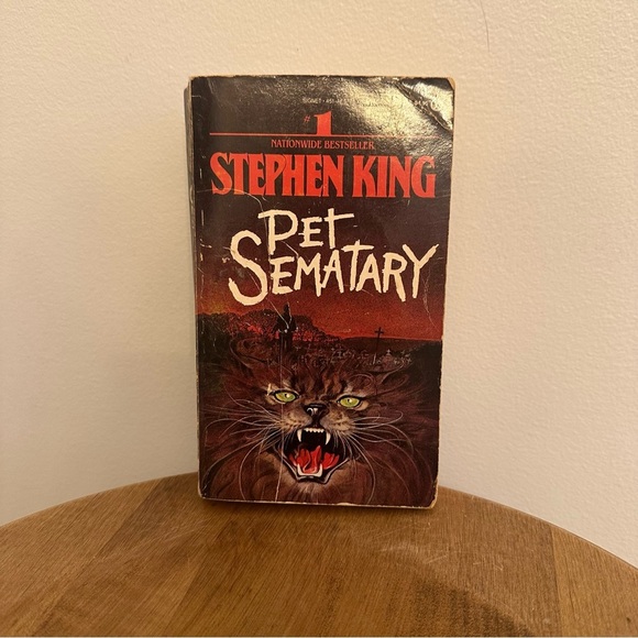 Pet Sematary by Stephen King Signet Paperback 1984 Supernatural Natural Horror - Picture 1 of 16